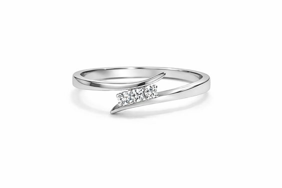 Ring Idee Preziose dal 1987 Woman in White Gold Diamante 0.08 Ct IP.AK18B/38D - IP.AK18B/38D